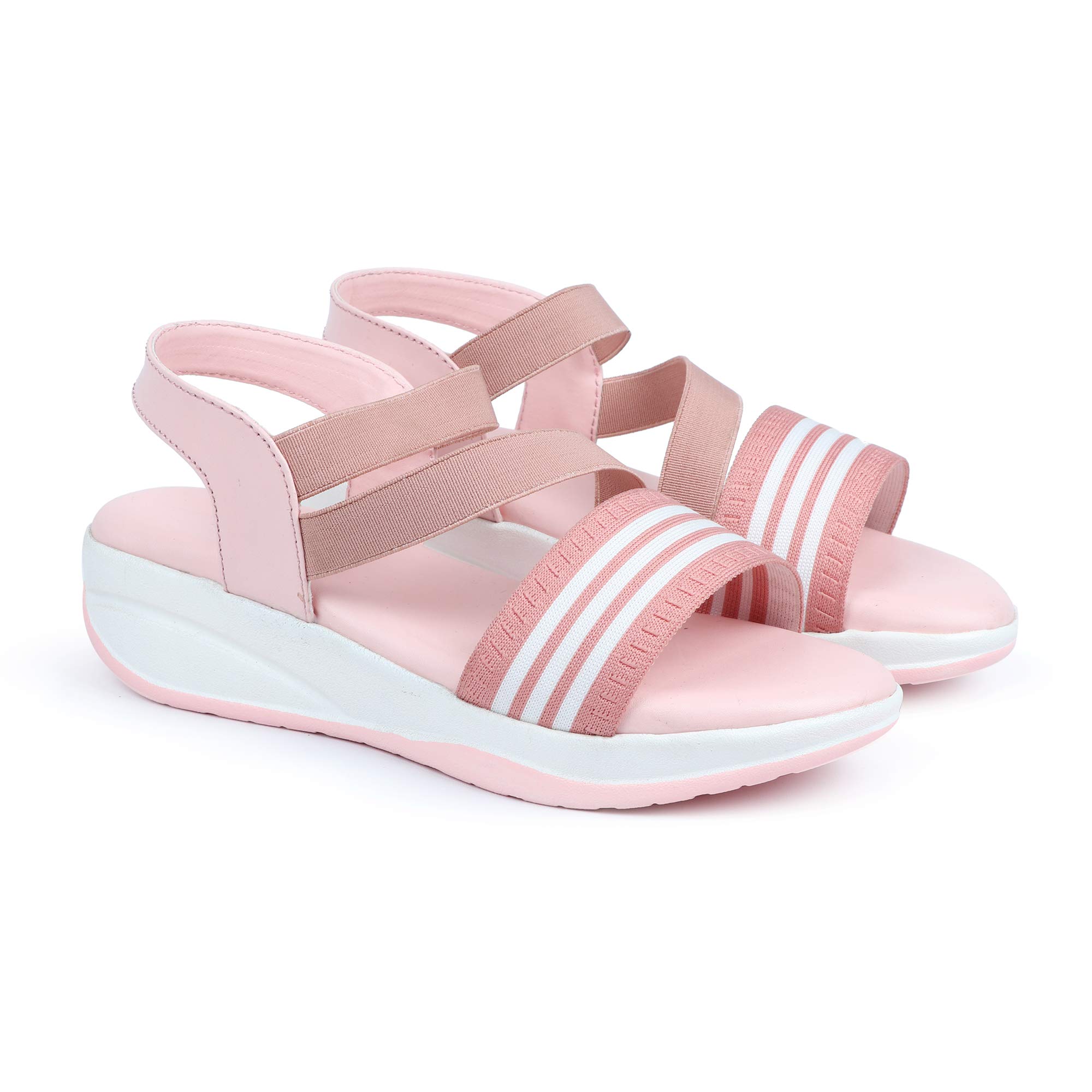 HimQuen Stylish Wedges Striped Design for Womens/Girls Size 39 - Pink (B08TQM87KK) Amazon Price History, Amazon Price Tracker