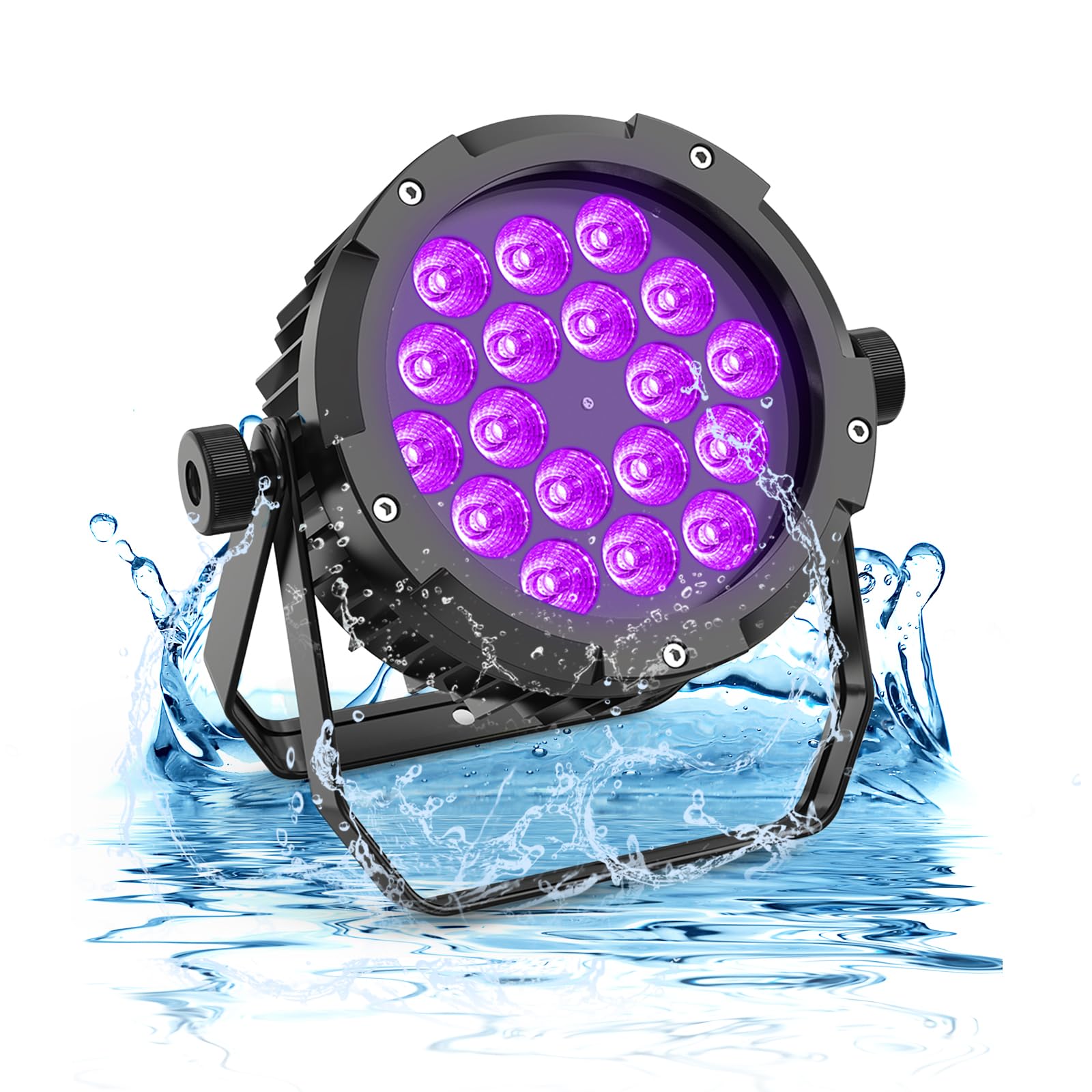 Amazon.com: LED Par Light 18X18W IP67 防水RGBWA+UV DMX 戶外