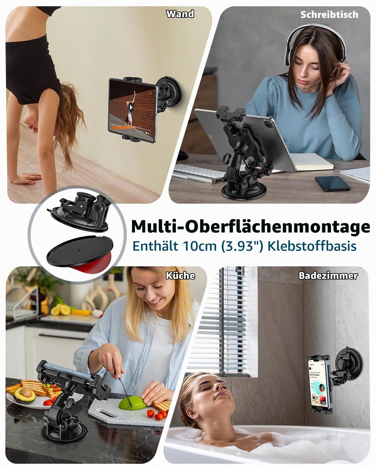 Starker Saugnapf Auto Tablet Halterung Windschutzscheibe Armaturenbrett