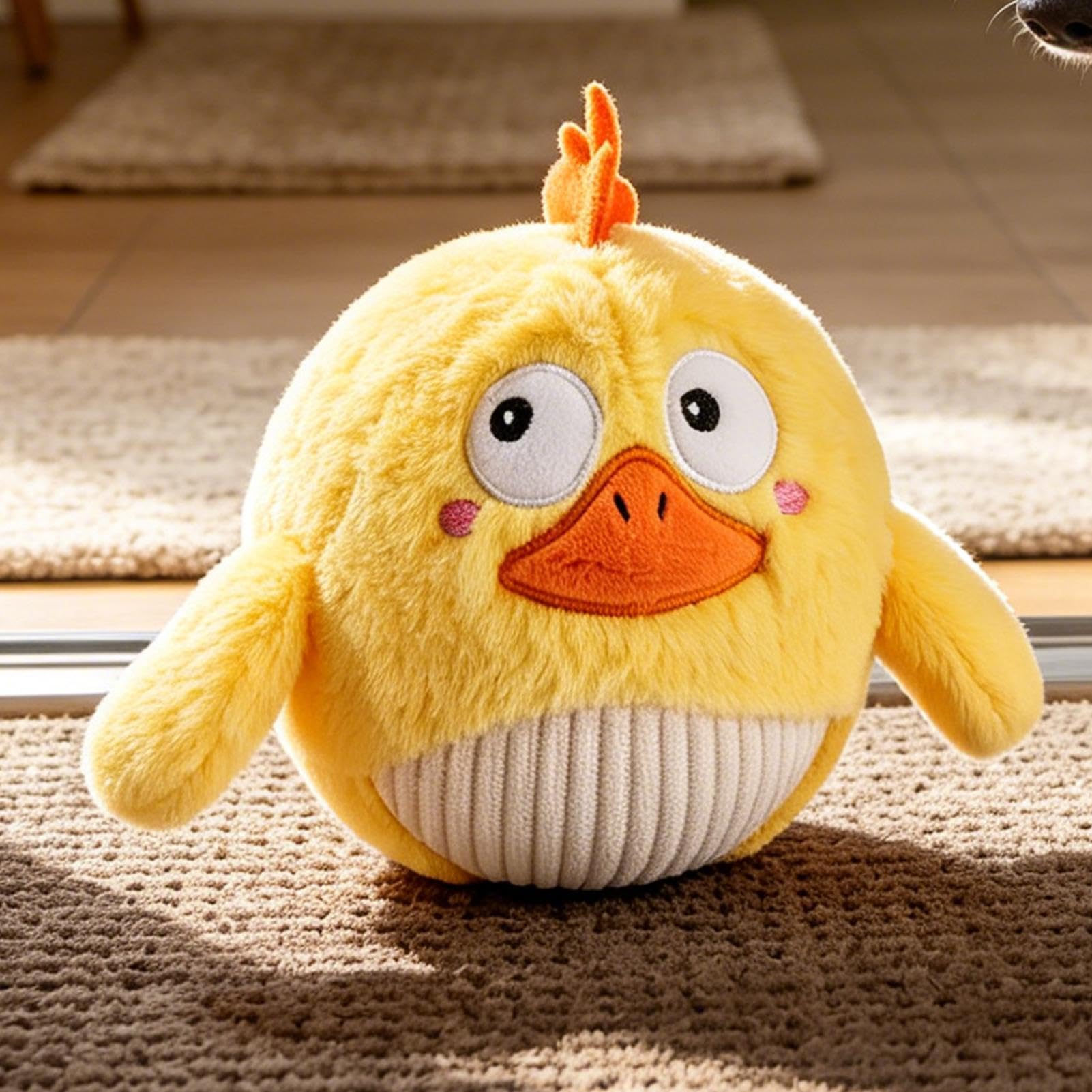 Chien Balle Rebondissante Interactive Jouet en Peluche de Chiot avec | Balle À Flair Pour Chien Entraîneurs, Appartement, Bureau à Domicile, Refuges, Chambre, Salon, Amoureux des