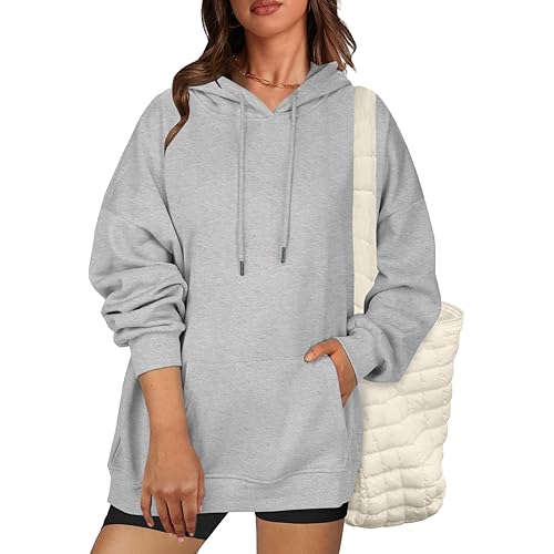 Zeagoo Womens Oversized Hoodies Fleece Sweatshirts Long Sleeve Pullover with Pocket 2024 Fall Winter Outfits Y2k Clothes