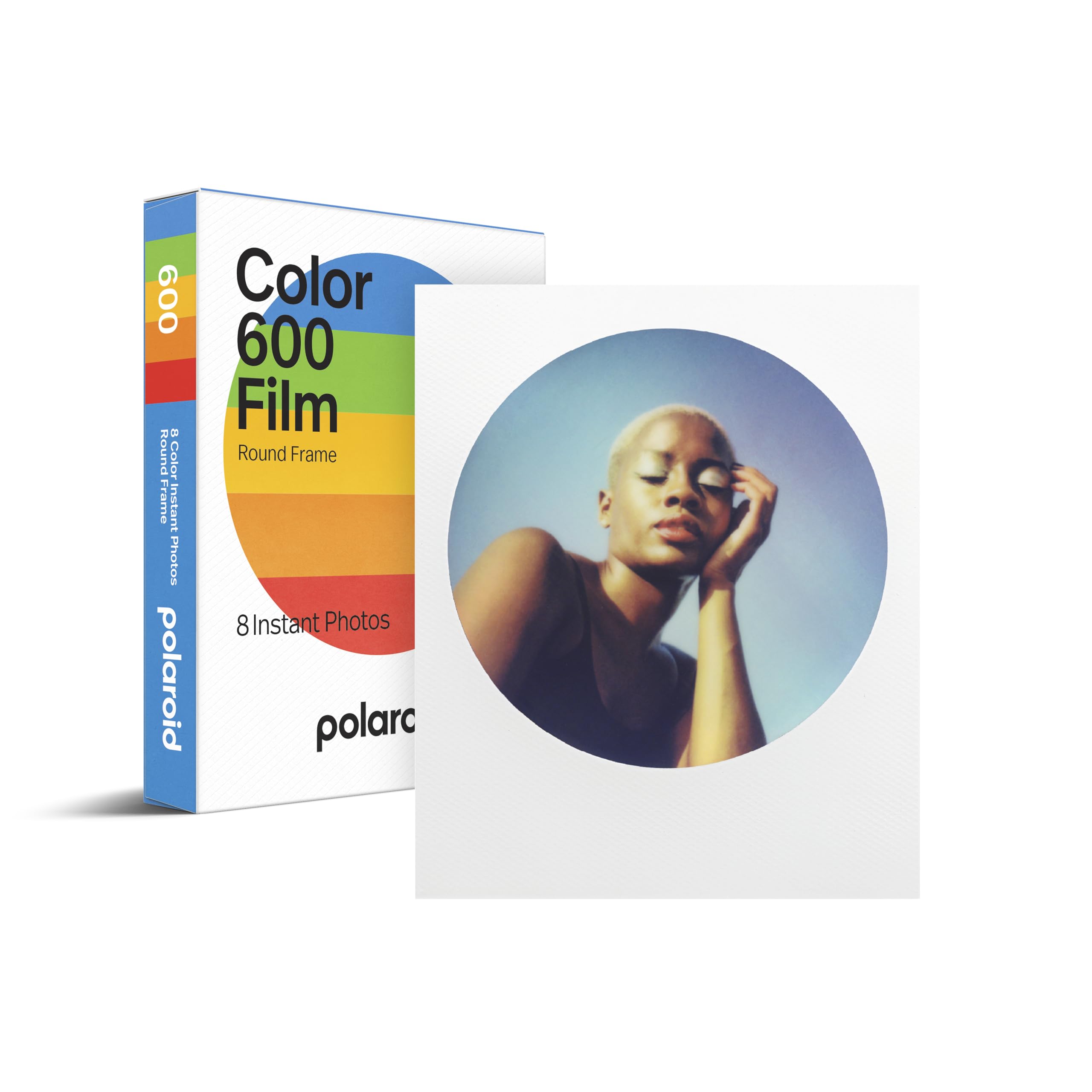 Polaroid Color Film For 600 - Round Frame (6021)