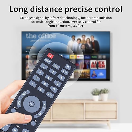 Miniatura 5 de NS-RC02A-12 - Mando a distancia de repuesto compatible con Insignia LCD LED HDTV NS-15E720A12 NS-19E450A11 NS-19E720A12 NS-22E730A12 NS-24E730A12