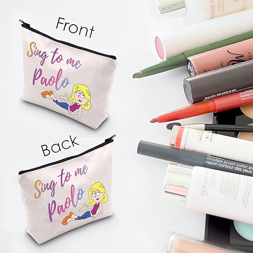 Miniatura 2 de L-izzie Bolsa de cosméticos L-izzie regalo para fanáticos, bolsa de maquillaje con cremallera para mujer, Canta a