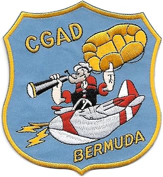 CGAD Bermuda Coast Guard Air Detachment Popeye USCG Collectors Patch