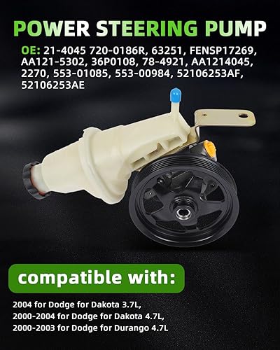 Miniatura 473 de SCITOO Bomba de dirección asistida compatible para 2005 para Saab 9-2X 2.0L, 2006 para Saab 9-2X 2.5L, 2004-2005 para Subaru Impreza 2.0L, 21-5396