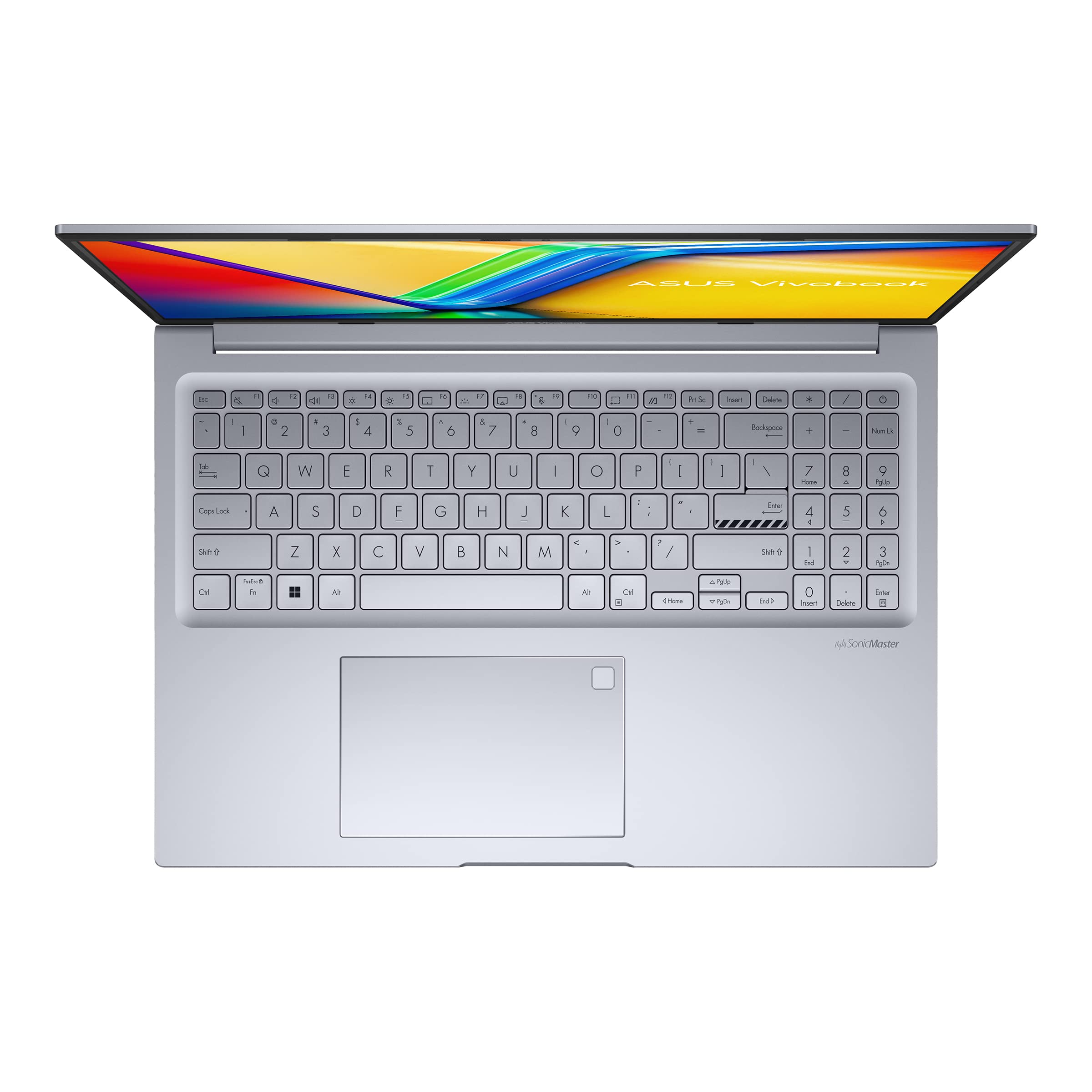 ASUS Vivobook 16X K3605ZF#B0C9QCRQJM, Notebook in alluminio, Monitor WUXGA 16" Anti-Glare, Intel Core 12ma gen i5-12450H, RAM 8GB, 512GB SSD PCIE, NVIDIA GeForce RTX 2050 4GB, Windows 11 Home, Argento