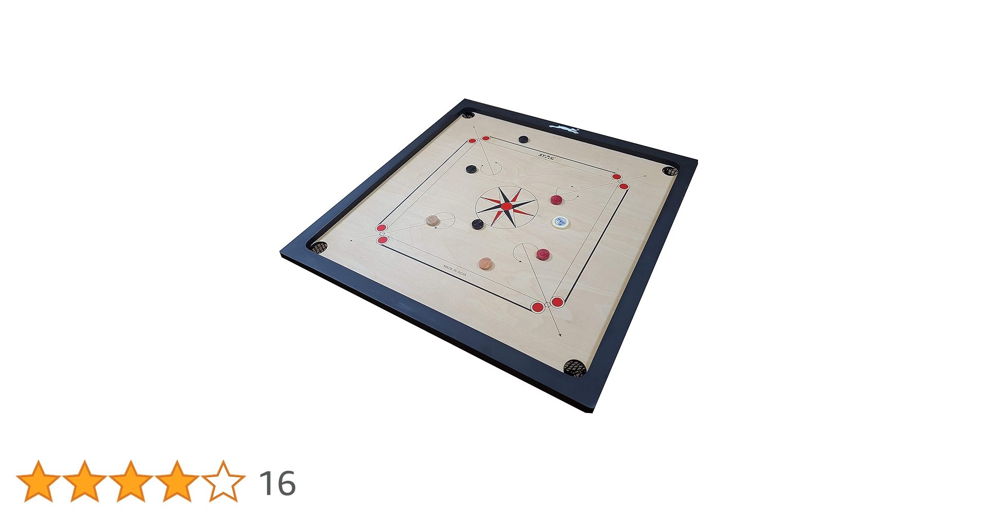Amazon | Stag Carrom ボードゲーム コインとストライカー付き (ホビー