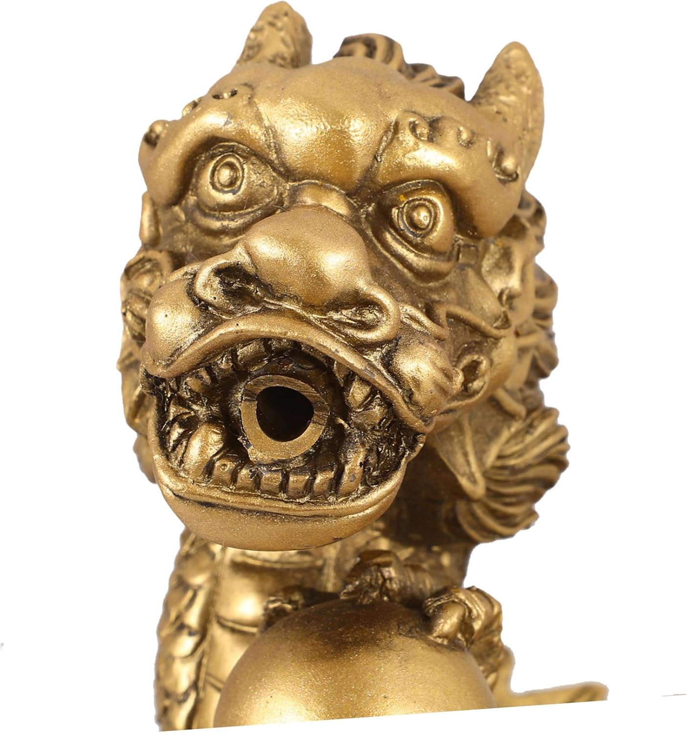 IMIKEYA Aquarium Water Fountain Dragon Head Decoration DIY Bubbler Ornament for Fish Tank Decor