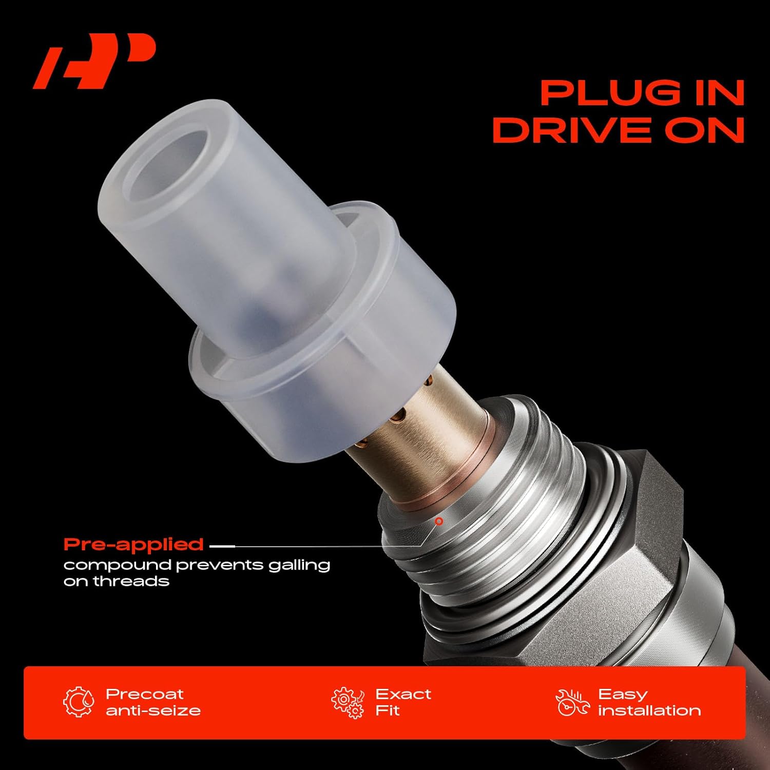 A-Premium O2 Oxygen Sensor Compatible with Nissan Frontier, Xterra 2004, V6 3.3L, Automatic Transmission, Downstream Right, Replace# 226A0EK810