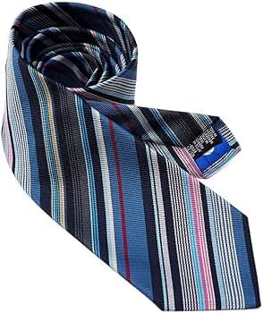 Amazon | ポールスミス ネクタイ (8cm幅) マルチストライプ柄