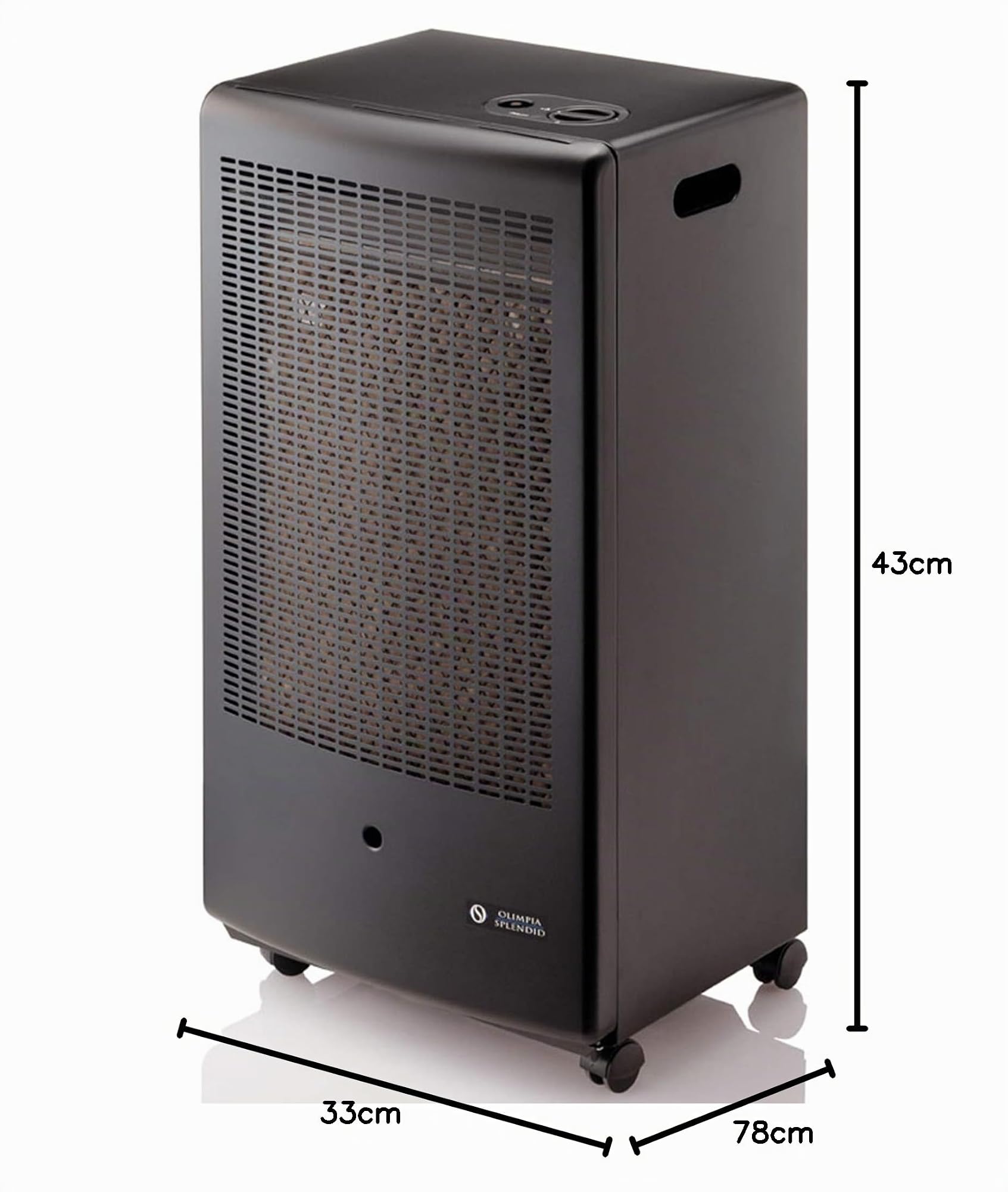 Olimpia Splendid Estufa de Gas con Ventilador 3100 W - 99382 Stovy Turbo Thermo, Made in Italy