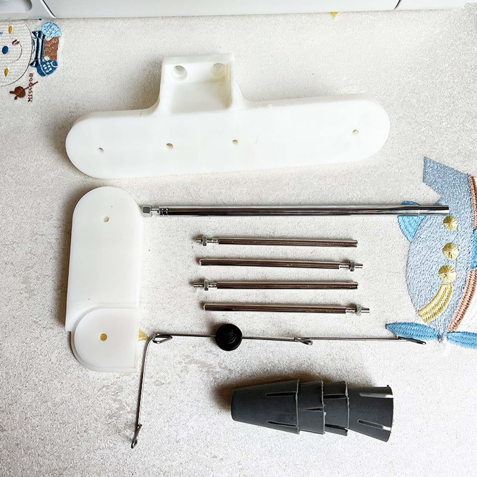 Adjustable Thread Spool Holder Stand for Sewing Machine Serger Embroidery Fittings Sturdy Stable Lightweight PP Material