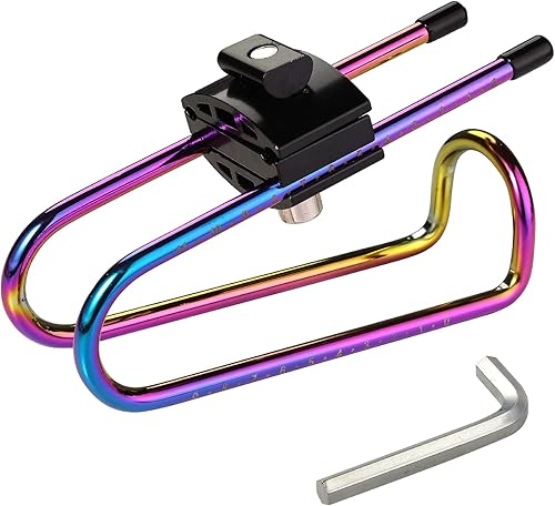 Miniatura 2 de Bike Saddle Suspension Spring Steel Shock Absorber MTB Road Bike Shocks Mountain Bike Parts Bicycle Accessories (BRainbow)