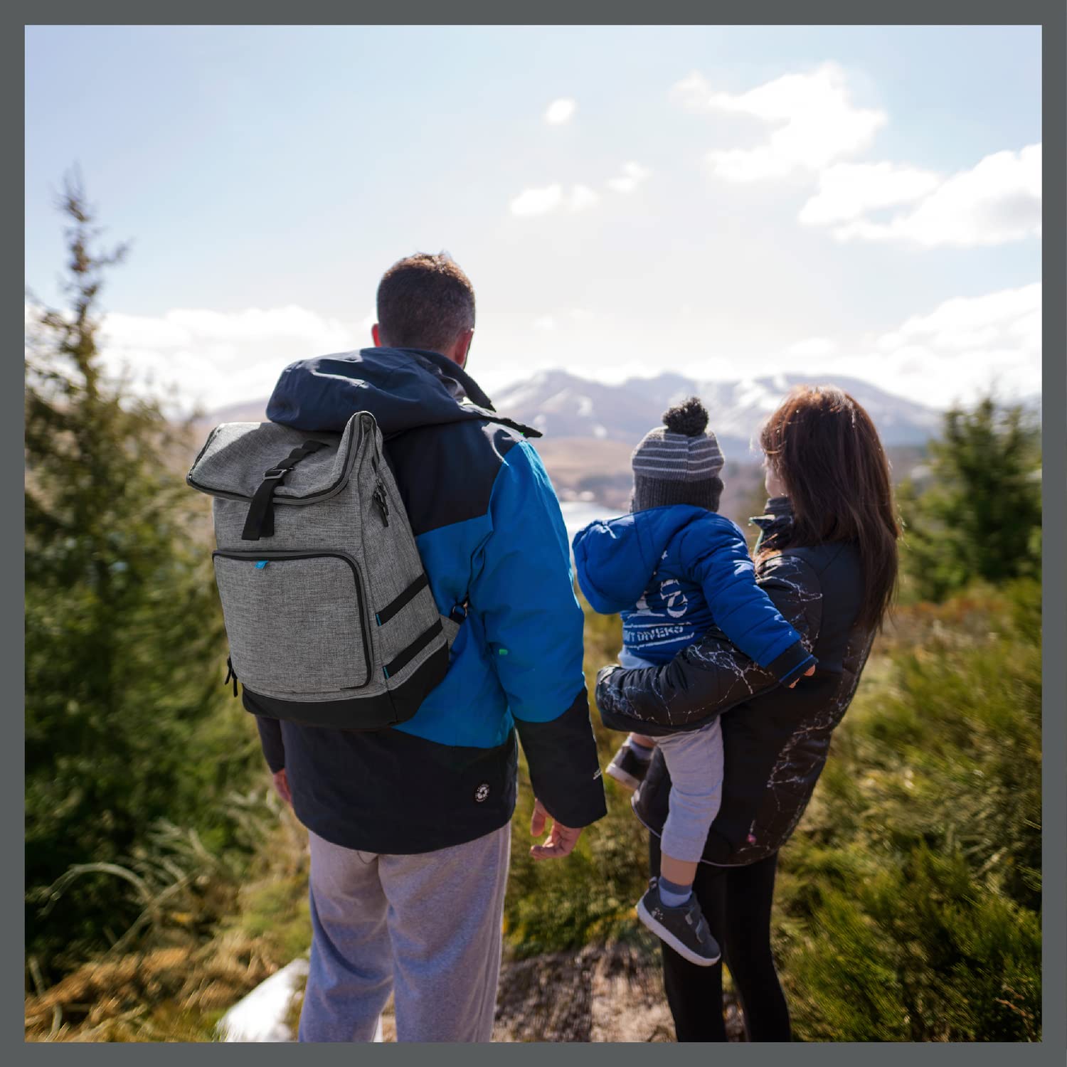 Babymoov Wickelrucksack Le Sancy smokey