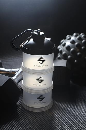 Miniatura 4 de STAT Stacker - Contenedor portátil de viaje de suplemento en polvo