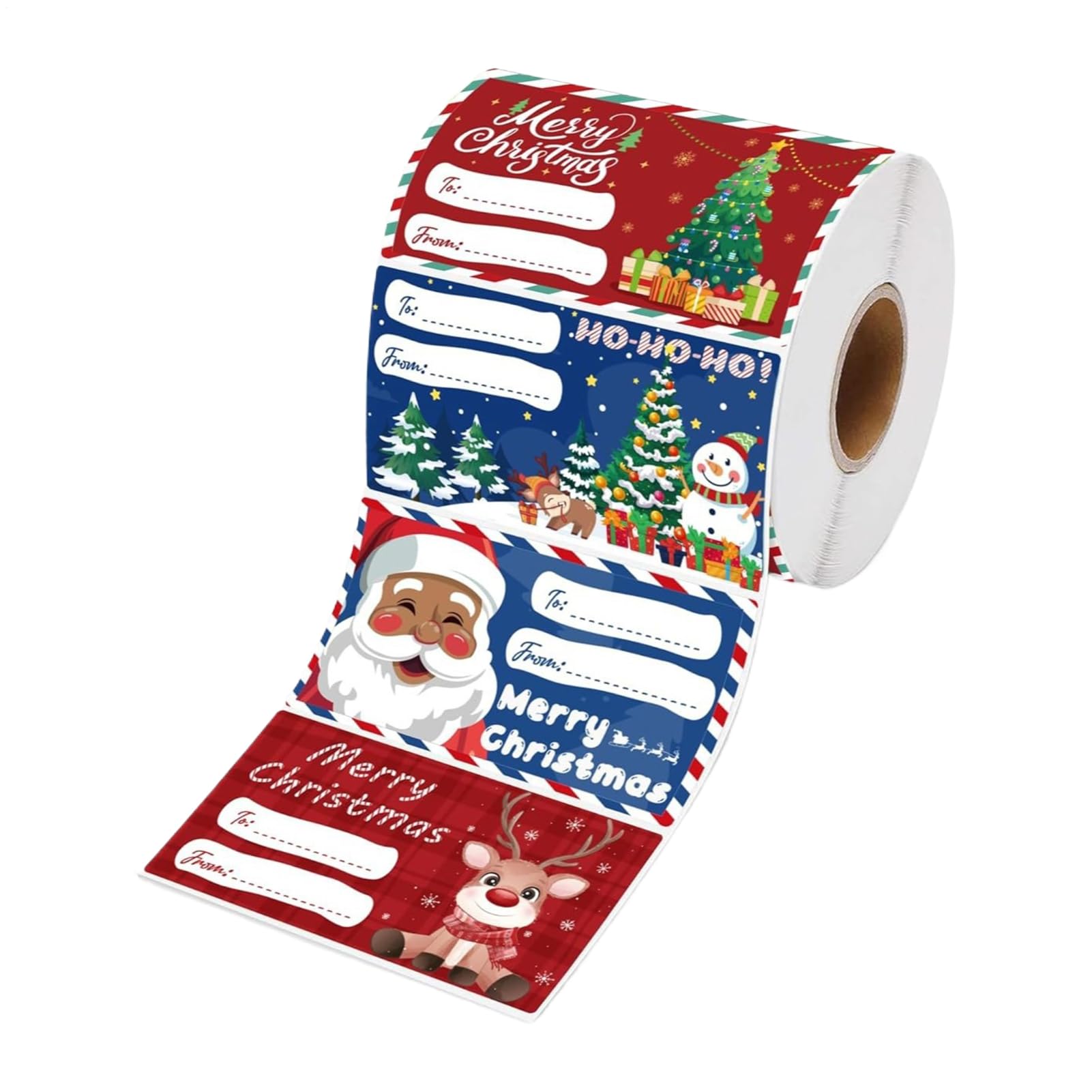 Adesivi Etichette Natale Decorazioni Cartellini Festive
