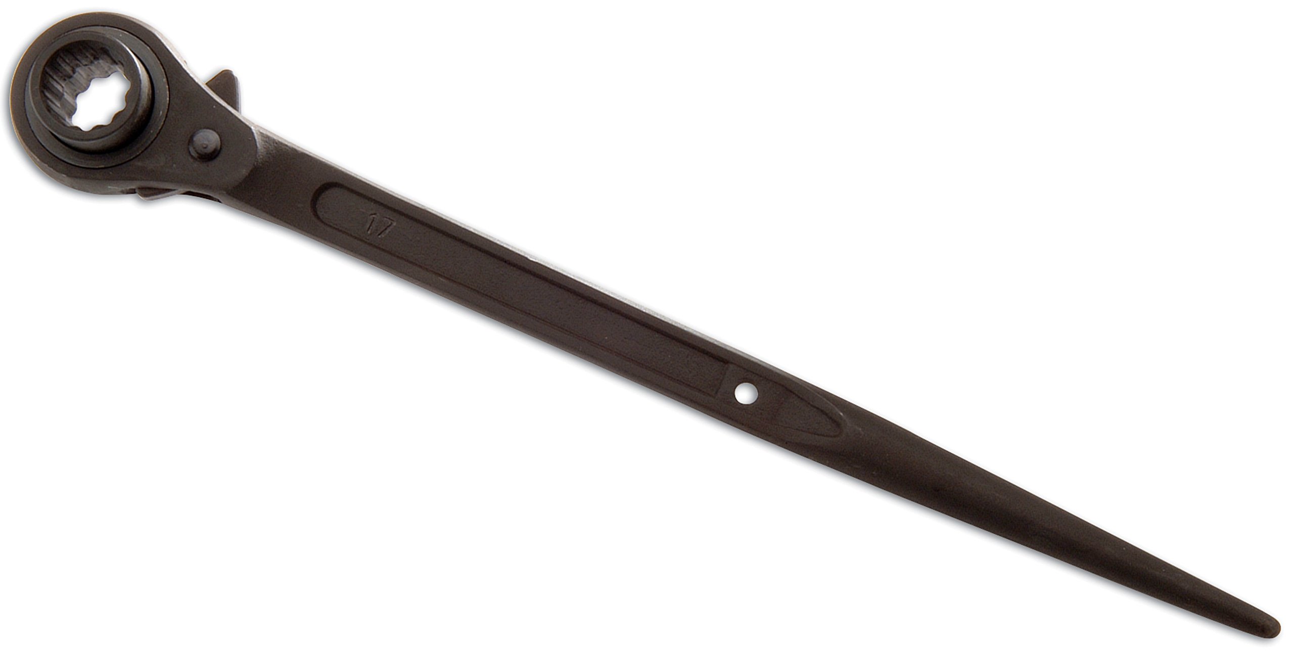 HARRY　20170331UNIT Laser 0187 0187 Ratschenschlüssel mit Konischem Griff, 17 mm 21 mm