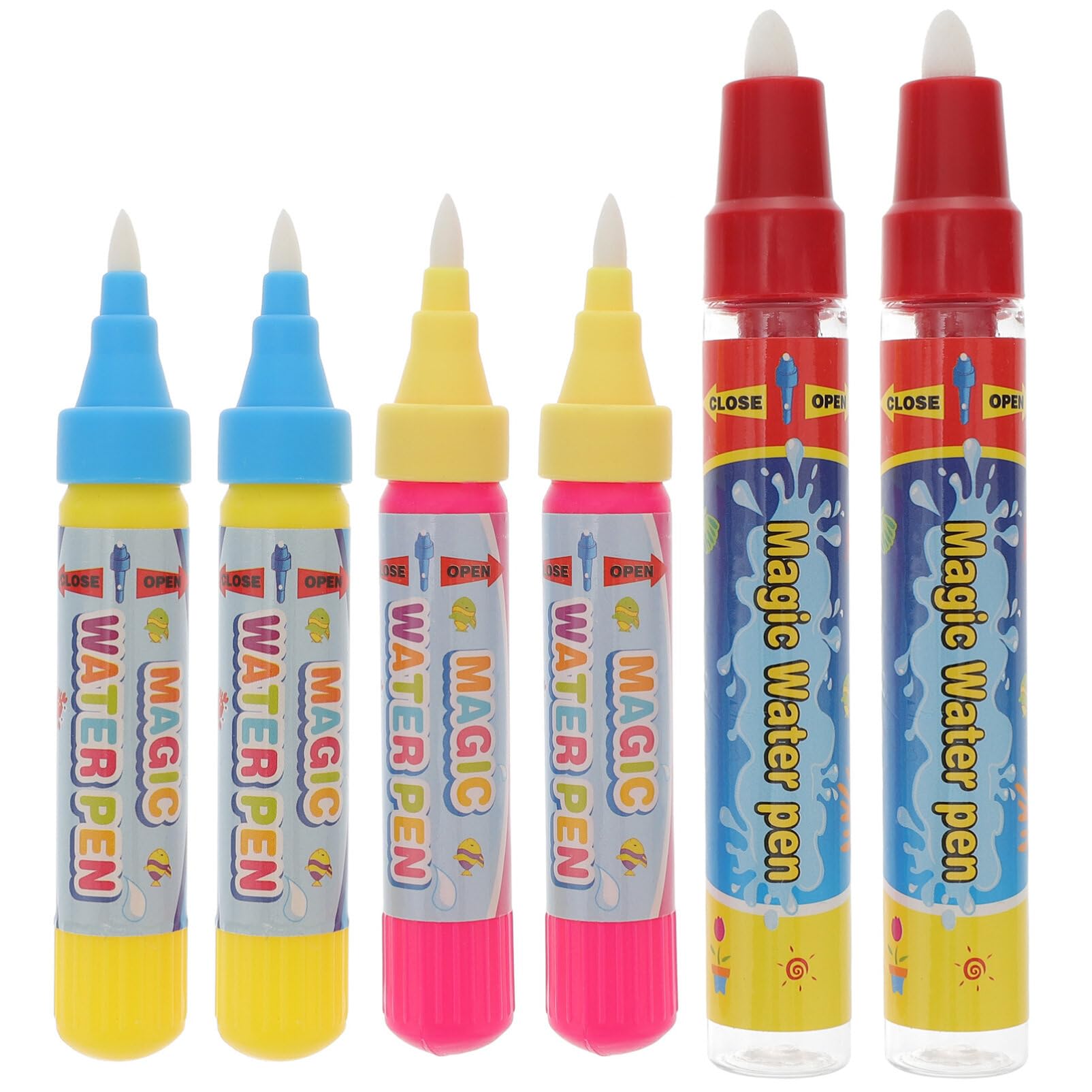 Pack of 6 Pen Drawing Pen for Children Drawing Mat and Books