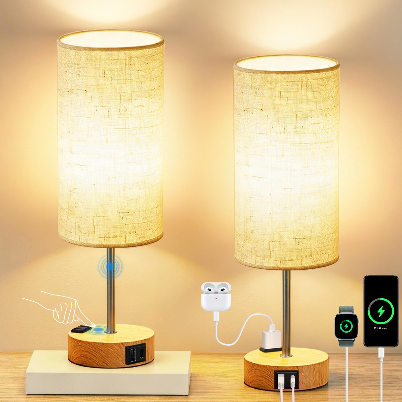 Fitfull 2-Pack Table Lamp