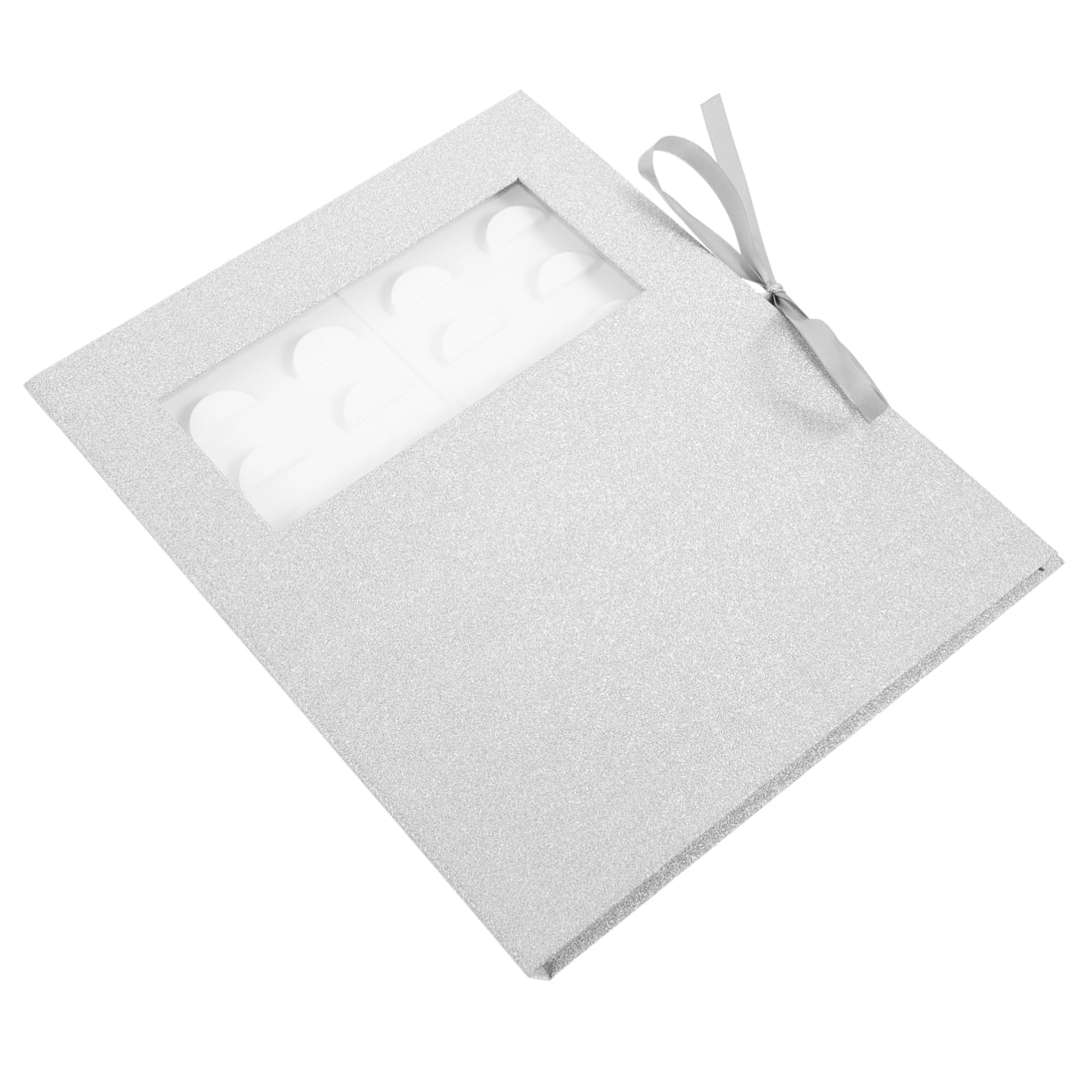 Mikinona 1pc Lash Storage Case with Window Eyelash Packing Box for Lightweight Portable and Protective Fake Eyelash Holder for Organizing False Lashes