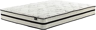 Signature Design by Ashley Chime 10 Inch Medium Firm Hybrid Matress, CertiPUR-US Certified Foam, Queen