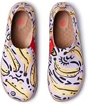 UIN Art Painted Chaussures de voyage à langer Slip sur Knit Casual Légèreur Comfort Fashion Sneaker pour femme