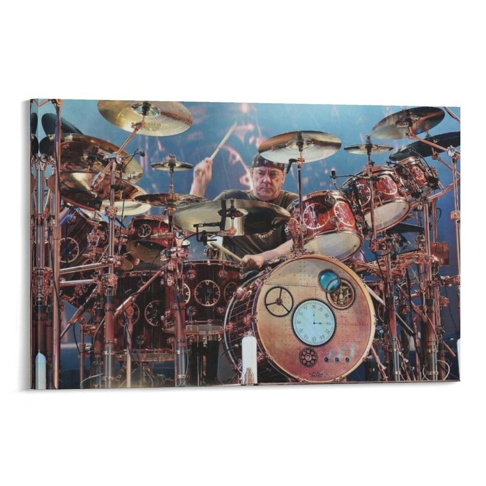 FCOIN Neil Peart Canvas Poster Poster Painting Canvas Wall Art Living Room Posters Painting 16x24inch(40x60cm)