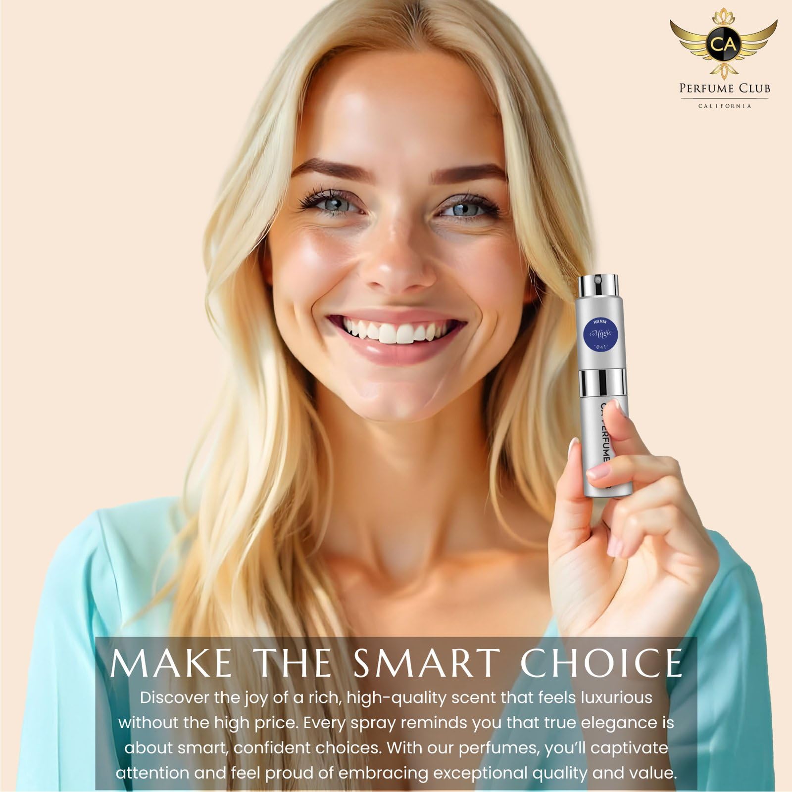 CA Perfume Duo Impression of Hazy Velvet Women & Men Sprayer + Body Oil Roll-On Bottles 0.27 Fl Oz+0.33 Fl Oz