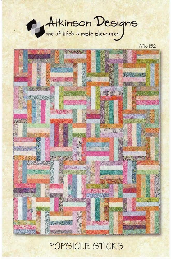 Atkinson Popsicle Stick Jelly Roll Quilt pattern