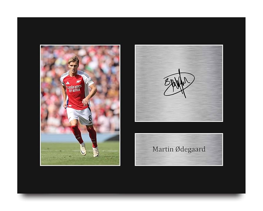 Amazon.com: HWC Trading Martin Odegaard Gifts Printed Signed