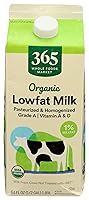 Vista 1 de 365 by Whole Foods Market, Leche orgánica baja en grasa al 1%, 64 fl oz
