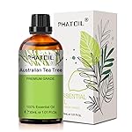 Australian Tea Tree 1.01fl.oz Essential Oil, PHATOIL Pure Aromatherapy Oils for Diffuser, Humidifier, Perfect for DIY Soap, Candle, Bath Bombs Making(30ml)