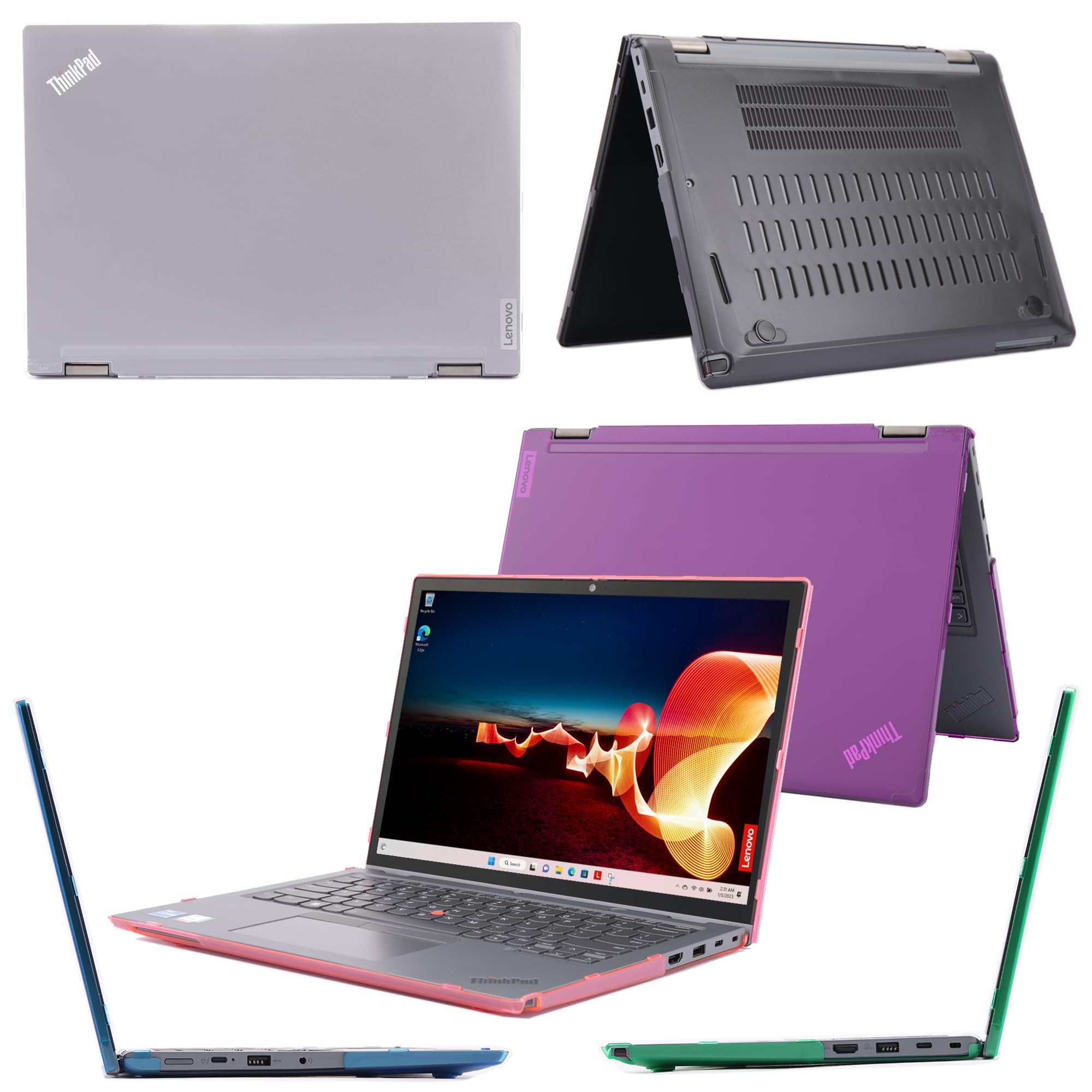 mCover Funda compatible solo con computadoras portátiles Lenovo ThinkPad L13 / L13 Yoga Gen 3 / Gen 4 de 13.3 pulgadas 2023-2024 (no es compatible con ningún otro modelo Lenovo), color negro