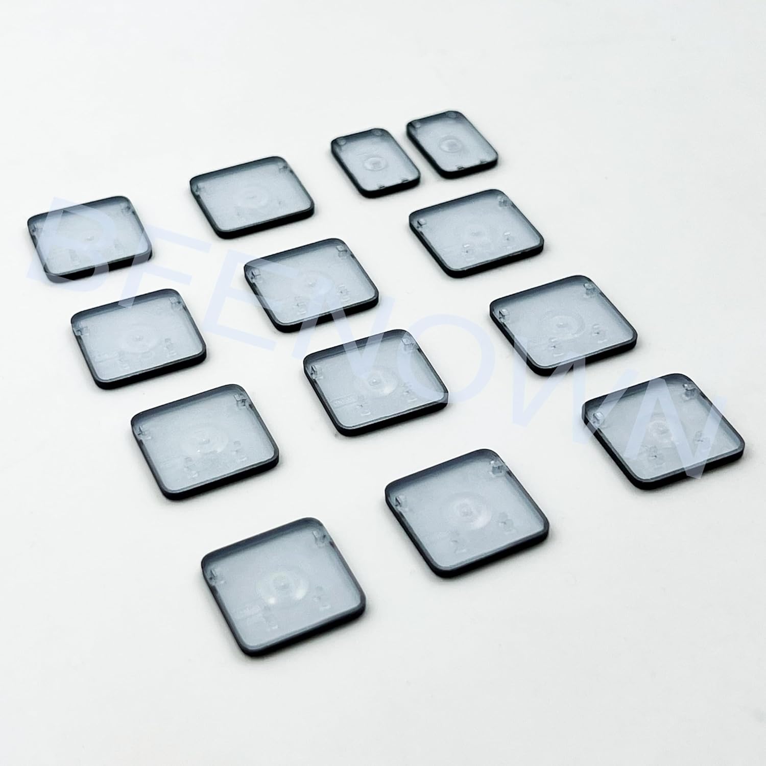 Replacement QWERTY US English Keyboard keycaps Keys for iPad Pro 11'' (M4) Magic Keyboard A2836 A2837 A3006 A2975, M3 A3270, A16 A3354 2024-2025 Year (Black)