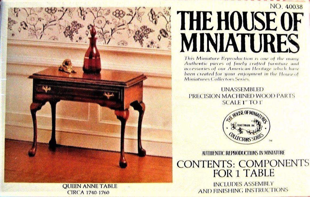 Queen Anne House Of Miniatures Dollhouse Furniture Kits House Of