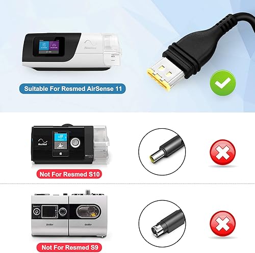 Miniatura 4 de 90W Resmed AirSense 11 Convertidor DC 12V-24V Cargador de coche Adaptador de CC para todos Resmed AirSense 11 AutoSetAirSense 11 Elite Cable de