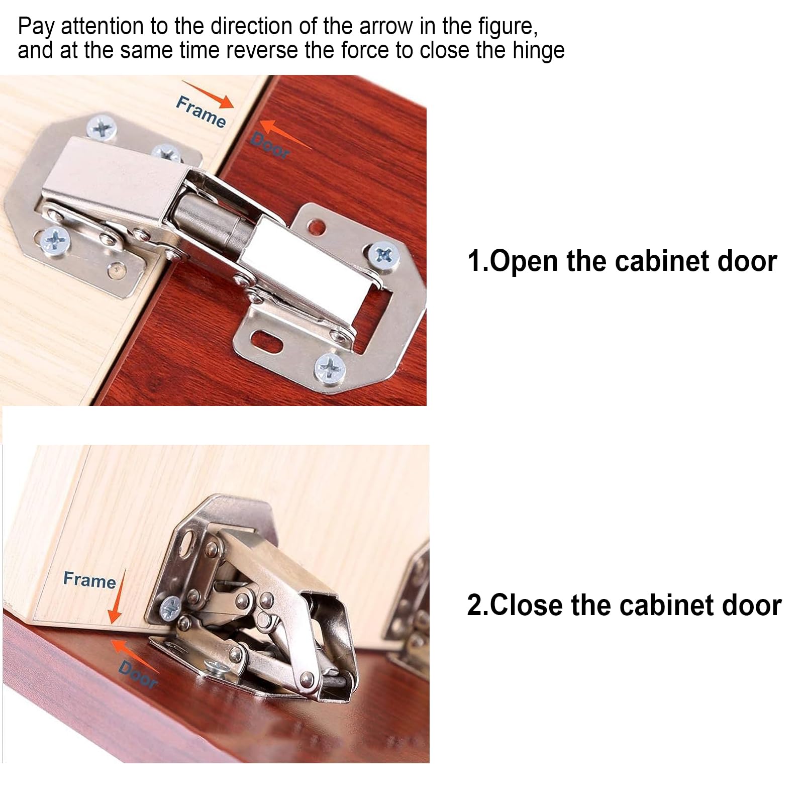 20 PCS Charniere Porte Placard, 3 Pouces 90°Charniere Meuble, Charniere Porte Cuisine, Charnières Penderie Commode Charnière pour Armoires de Porte Cuisine