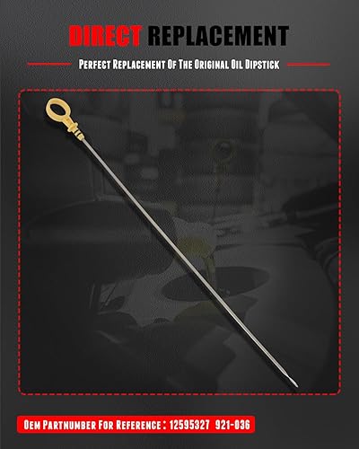 Miniatura 39 de CCIYU L3G6-10-450F - Varilla de aceite de motor de repuesto para Mazda 3 2012-2015 para Mazda 5 2011-2013 para Mazda 6 2010-2012 para Mazda CX-7 Dip