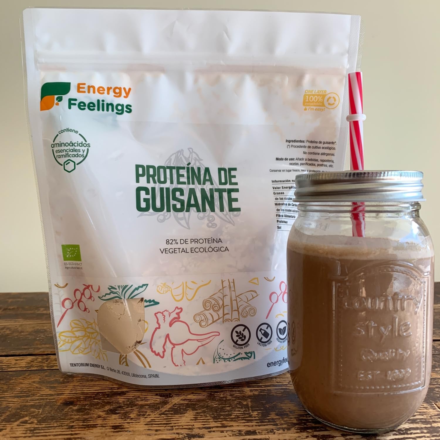Energy Feelings - Pisello Proteina Polvere - 1kg
