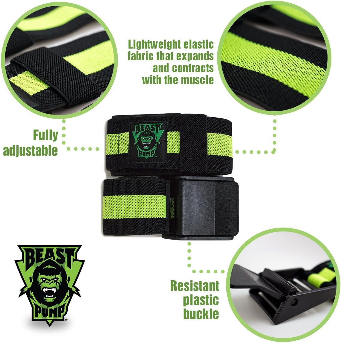 Occlusion Training Bands, Blood Flow Restriction Workout, BFR Booty Bands Glute Equipment, Butt Arm Leg Muscle Squat Straps