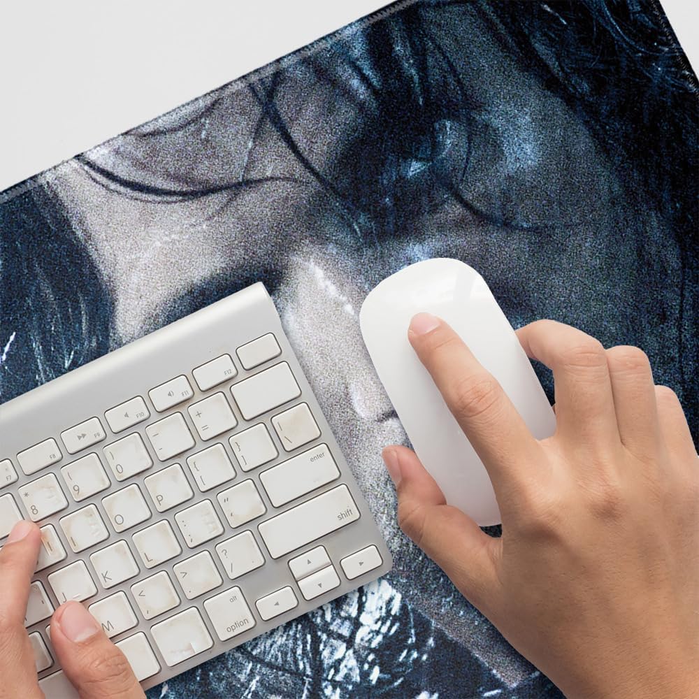 The Lord of The Rings Aragorn Character Large Gaming Mouse Pad Desk Mat with Stitched Edges, Non-Slip Base for Gamer, Home and Office, 31.5 x 15.7