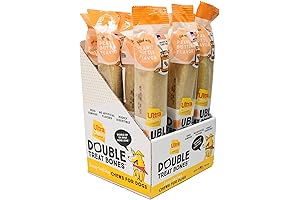 Ultra Chewy Peanut Butter Double Treat Bones