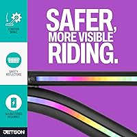 Vista 5 de Bicicleta Infantil Jetson Light Rider con Luces LED Unisex, Marco Iluminado con 3 Modos de Luz Diferentes