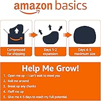 Vista 6 de Yaxa Basics - Puf relleno de espuma viscoelástica con funda de microfibra Marrón