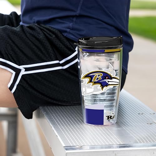 Miniatura 59 de Rico Industries NFL - Vaso clásico de fútbol americano de doble pared, 16 oz o 20 onzas, tapa W