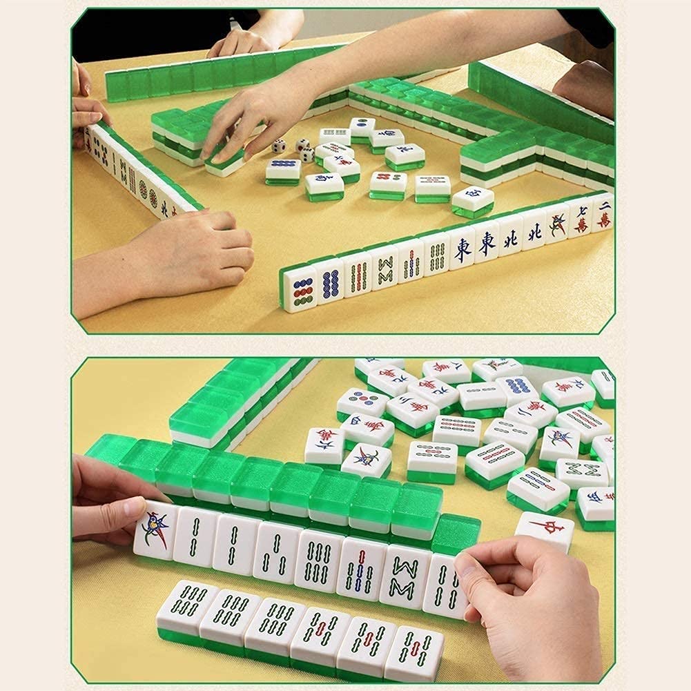 Carreaux de mahjong en bambou - France