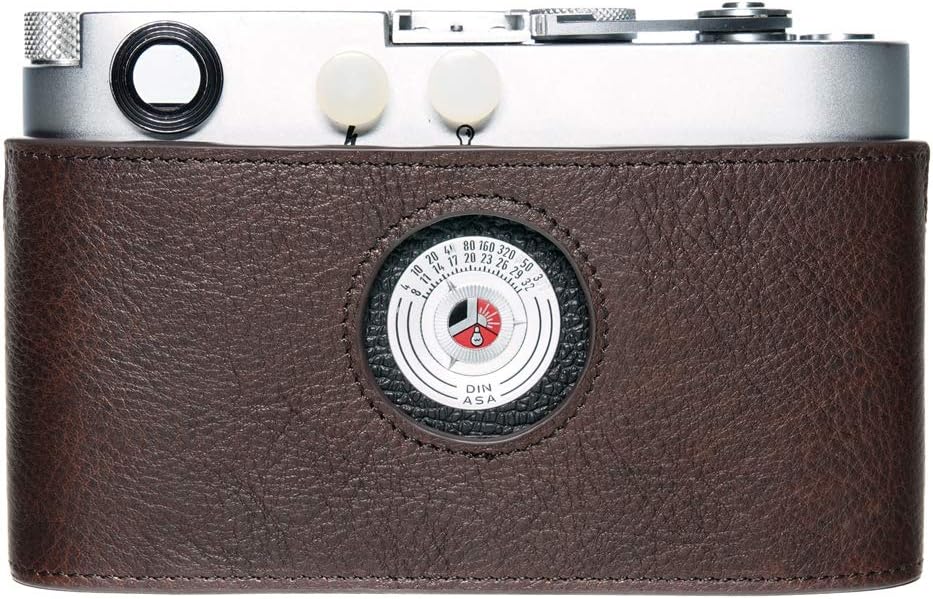 TP Original Handmade Genuine Real Leather Half Camera Case Bag Cover for Leica M6 M4 M3 M2 M1 MDa Coffee color