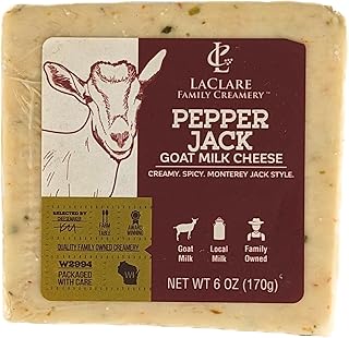 LaClare Pepper Jack Goat Milk Cheese 6 oz