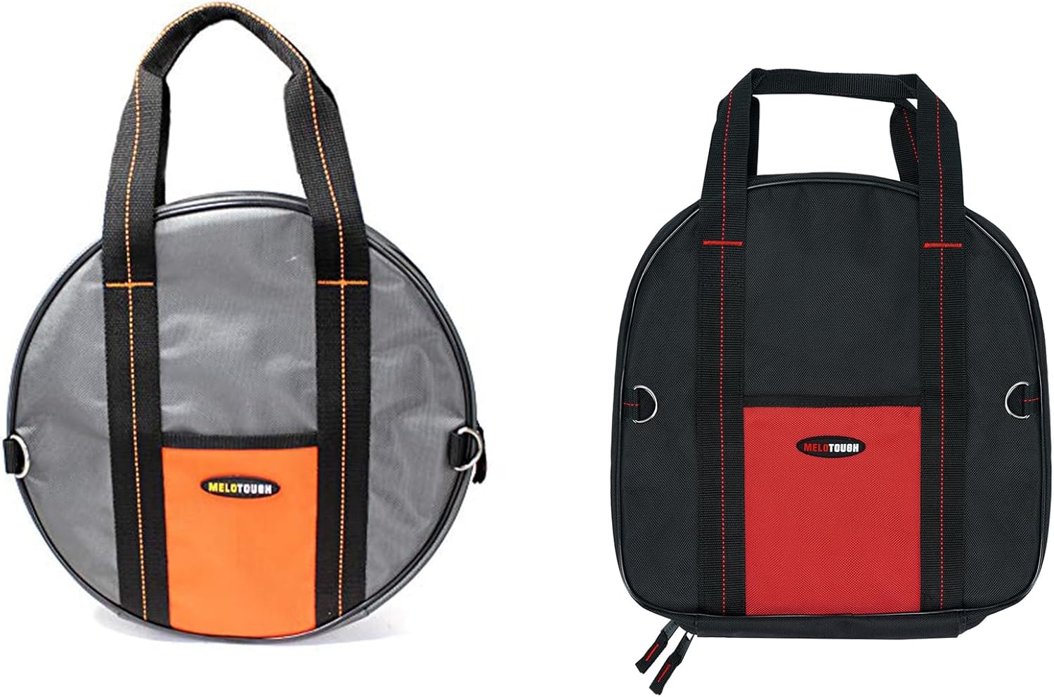 MELOTOUGH Round Jumper Cable Bag+Black Jumper Cable Bag